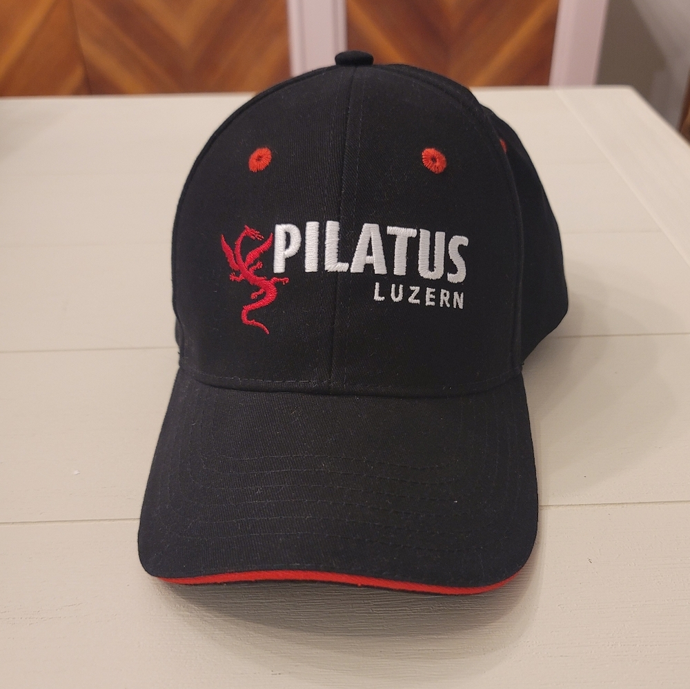 🆕️ Tramondi Pilatus Luzern Embroidered Red Dragon Logo Adj Baseball Cap